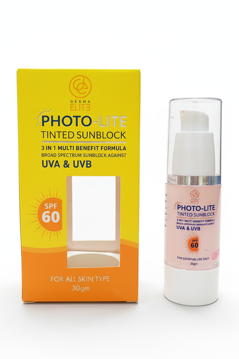Photo- Lite Tinted Sunblock, SPF 60